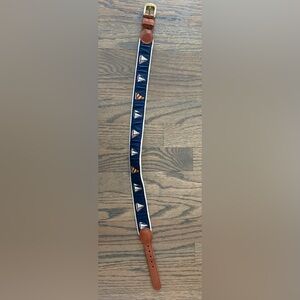 Janie and Jack Navy and Brown Kids Belt